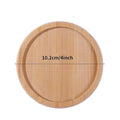 4" Bamboo Coaster