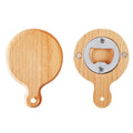 Wooden Magnetic Bottle Opener Fridge Magnet