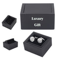 Luxury Rotating Flip Cover Jewelry Packaging Cufflink Box