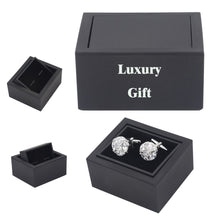 Luxury Rotating Flip Cover Jewelry Packaging Cufflink Box