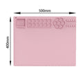Silicone Painting Art Craft Mat With Raised Edges