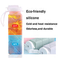 20.7 Oz Collapsible Water Bottles With Straw