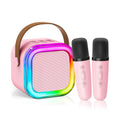 Portable Bluetooth Speaker With Two Wireless Microphones