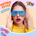 Plastic Shutter Shade Glasses