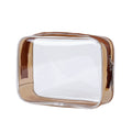 Clear Cosmetic Toiletry Bag With Zipper