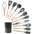 12 Piece Non-Stick Silicone Spatula Cookware Set
