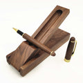 Walnut Fountain Pen Set with Folding Case