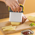 Large Crinkle Cutter Cutter French Fry Slicer Potato Cutter