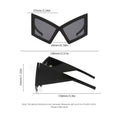 Futuristic Oversized Motorcycle Sunglasses