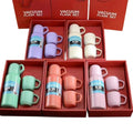 Promotional Stainless Steel Vacuum Flask Gift Set W/3 Lids