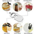 5-in-1 Magnetic Manual Bottle Opener Refrigerator Sticker