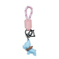 Cute Leather Bulldog Keychain For Purse Handbag Backpack Bag
