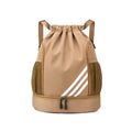 Drawstring Basketball Bag Backpack With Shoes Compartment