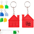 House Shaped Tape Measure Keychain