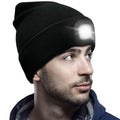 Unisex Warm Beanie With Rechargeable Usb Light