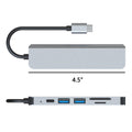 Comprehensive 6 In 1 Usb C Multiport Adapter Hub