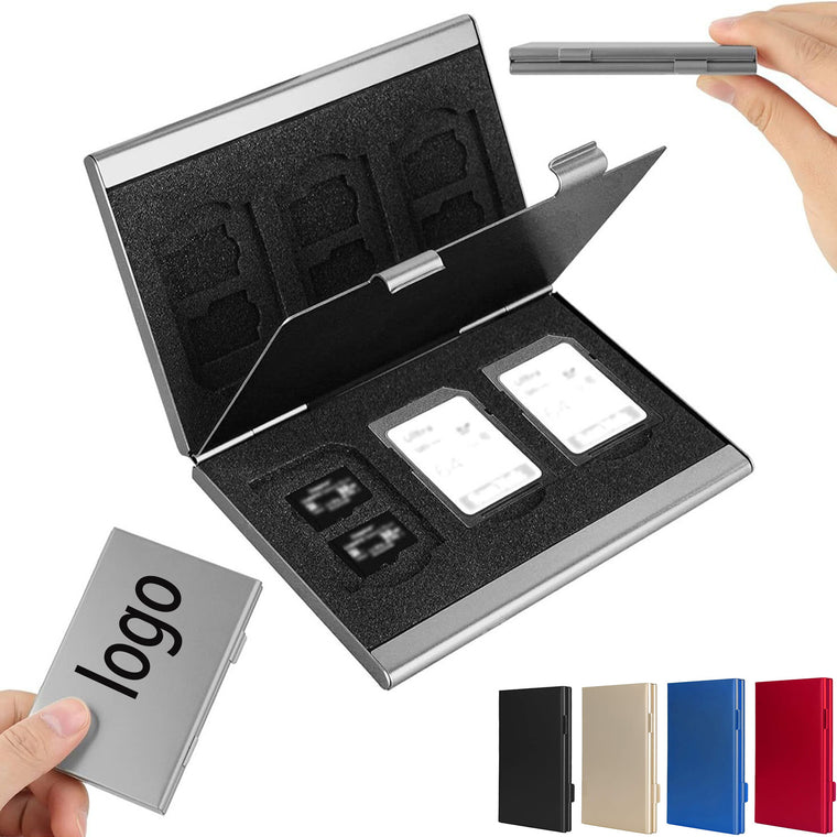 Aluminum SD Card Storage Case