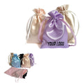 Smooth Satin Drawstring Pocket