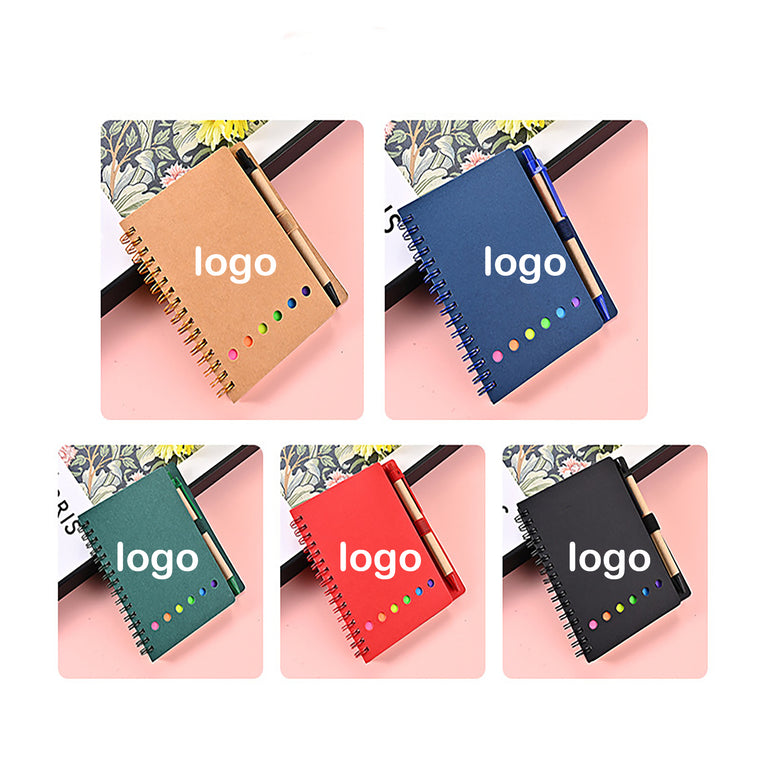 Multifunctional Spiral Notebook With Pen