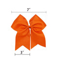 Large Ribbon Cheer Elastic Hair Bows