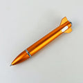 Plastic Rocket Shape Gel Rollerball Pen With Top Light