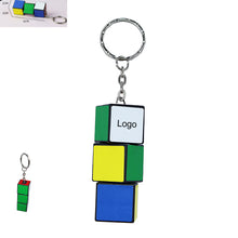 Mini Plastic Puzzle With Keychain