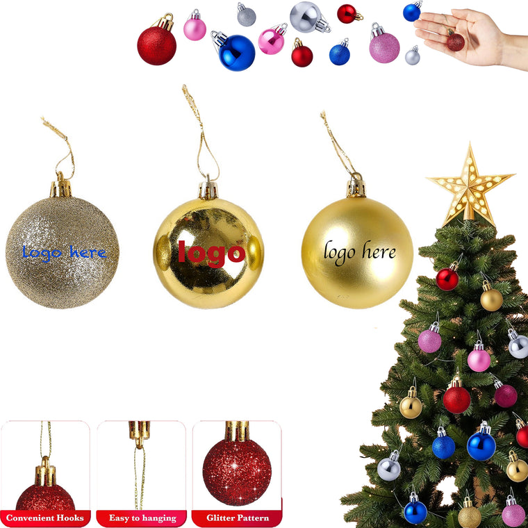 Colorful Electroplated Christmas Decorative Pendant Balls