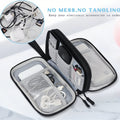 Oxford Dual Layer Cable Organizer Pouch
