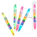 20 Colors Stackable Kids Paint Sticks Crayons Drawing Pens