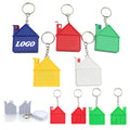 House Shape Tape Measure With Keychain