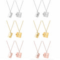 Personalized Envelope Locket Necklace