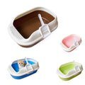 High-Sided Open-Top Cat Litter Box