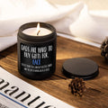 Matte Black Glass Candle Jar with Lid - 250ml