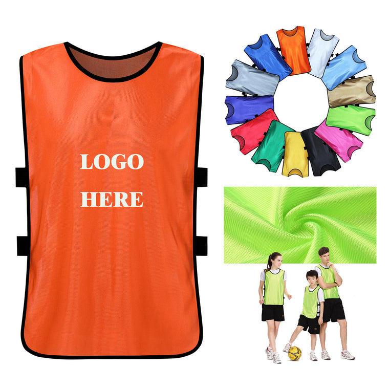 Adult & Kids' Polyester Training Pinnie With Elastic Straps