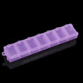 Seven-Compartment Transparent Pill Case