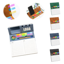 PU Leather Sticky Notes Notebook
