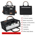Waterproof Laptop Tote Bag With Pockets For Work And Travel
