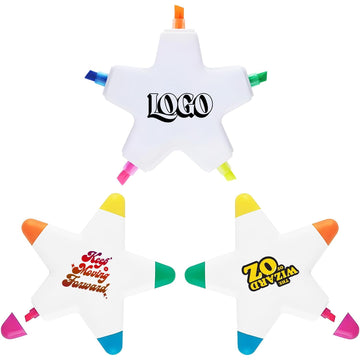 5-Color Star-Shaped Highlighter