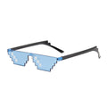 Narrow Pixel Multi-Color Sunglasses