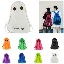 Halloween Ghost Pattern Clear Backpack