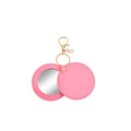 Round Leather Compact Mirror