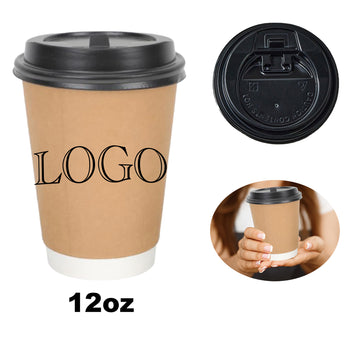 Eco Kraft Insulated Coffee Cup 12 oz