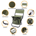 Foldable Fishing Chair with Cooler Bag