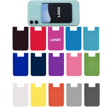 Custom Silicone Cell Phone Wallet Adhesive Card Holder