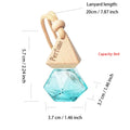 Car Hanging Air Freshener Diffuser Diamond  Empty Bottle