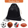 With Ball Mesh Drawstring Sports Backpack Large Sports Bag