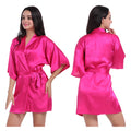 Women's  Short Satin Robes