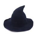 Witch Hat Knitted Wool Cap For Halloween Party Masquerade