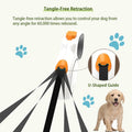 Tangle-Free Retractable Dog Leash