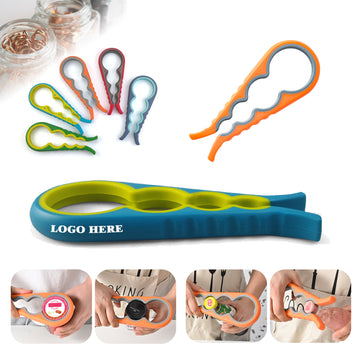 4-in-1 Multifunctional Jar Opener for Different Lid Sizes